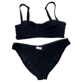 Autre Marque Schwarzer Bikini 2-Teiler Schwarz