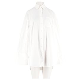 Autre Marque Camicia di cotone bianca Bianco
