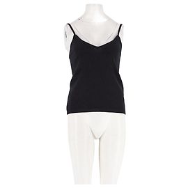 Top de cachemira negro Eric Bompard Negro