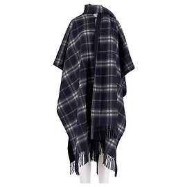 Eric Bompard Wollponcho marineblau Marineblau