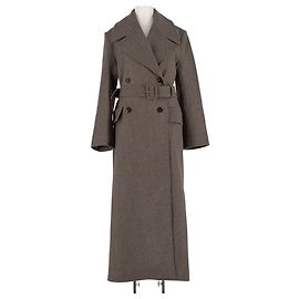 Marc by Marc Jacobs Long Grey Viscose Coat Grey