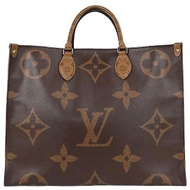 Louis Vuitton Monogram Tote Bag Braun