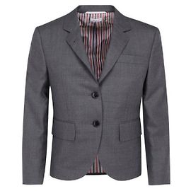 Thom Browne Wool Twill High Armhole Sports Coat Brown