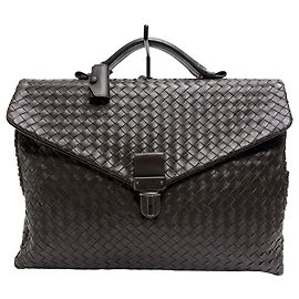 Bottega Veneta Borsetta Intrecciato Marrone Marrone