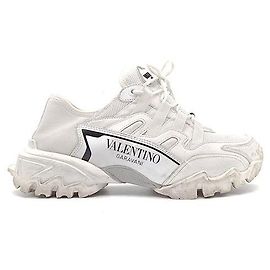 Baskets Climber Valentino en cuir blanc Blanc