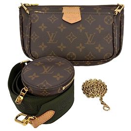 Louis Vuitton Monogram Multi Pochette Accessories Marrone