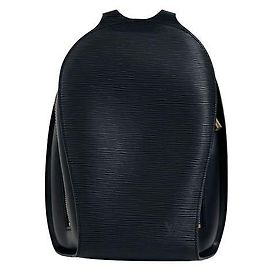 Louis Vuitton Epi Mabilon Leather Backpack Black Black