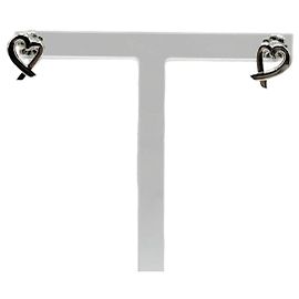 Tiffany & Co Orecchini Loving Heart Small Silver Argento