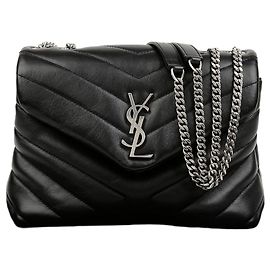 Sac à épaule Saint Laurent Noir en cuir de veau Noir