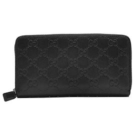 Gucci Shima Line Long Wallet Black