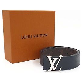 Louis Vuitton Initial Monogram Midnight Reversible Argento
