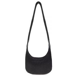 Bottega Veneta Borsa a spalla Intrecciato Small Veneto Nera Nero