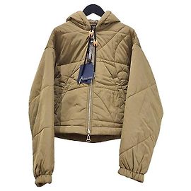 Louis Vuitton Zip-up Padded Jacket Brown Brown
