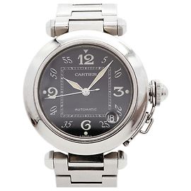 Orologio da uomo Cartier Pasha C W31043M7 Quadrante Nero Altro