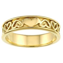 Bague Cutout Heart Tiffany & Co. Doré