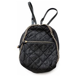 Stella McCartney Mini Falabella Backpack Black Vegan Leather
