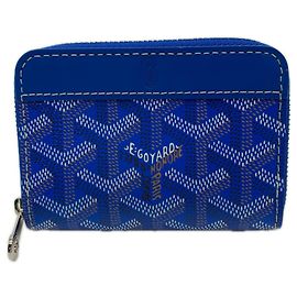 Goyard Matignon Mini Geldbörse Blau Mehrfarben