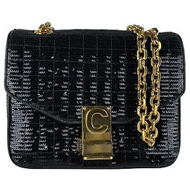 Céline Bolsa de ombro Celine preta Preto
