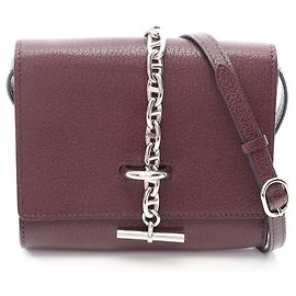 Hermès Hermes Chaine d'Ancre To Go Compact Shoulder Bag Bordò