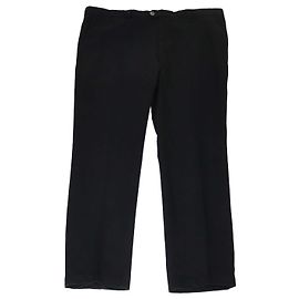 Pantalon Leisure Fit en coton noir Brunello Cucinelli Noir