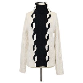 Christian Dior Wool Cashmere Blend Rope Cable Knit Sweater Other