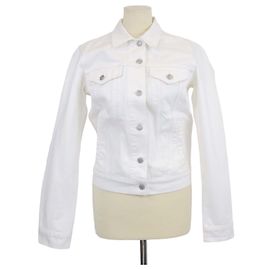 Dries Van Noten White Denim Jacket White