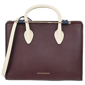 Autre Marque Strathberry Tricolor Leather Midi Tote Other