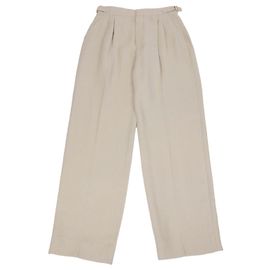 Pantalone Malik in lino Sunlit Cream Loro Piana Altro