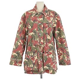 Paco Rabanne Rabanna Multicolor Camo Print Cotton Denim Jacket Multiple colors