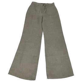 Pantalones anchos Danbeth de lino verde claro Loro Piana Verde claro