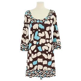 Robe Stella imprimée en soie multicolore Diane Von Furstenberg Multicolore
