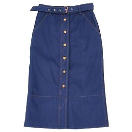 Jupe ceinturée Branson en denim bleu Rag & Bone Bleu