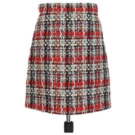 Mini-jupe en tweed multicolore Gucci Multicolore