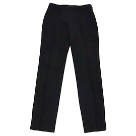 Loro Piana Black Wool Knitted Trouser Black