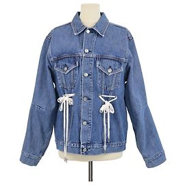 Proenza Schouler Blue Denim Drawstring PSWL Jacket Other