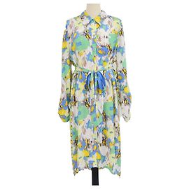 Vestido midi ceñido de crepe de viscosa estampado multicolor Diane Von Furstenberg Multicolor
