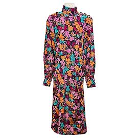 Vestido midi Le Marais Rebecca Vallance Black / Pink Multi Multicolor