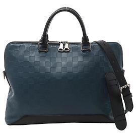 Louis Vuitton Avenue Damier Infini Briefcase 2Way Handbag in Blue N41021 Blue