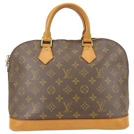 Bolso de mano Louis Vuitton Alma Castaño