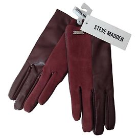 Steve Madden Lederhandschuhe Bordeaux Bordeaux