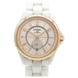 Chanel J12-365 Diamond H3843 White Dial Watch Other