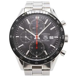 Orologio da uomo TAG Heuer Carrera Calibre 16 CV2014 Quadrante Nero Altro