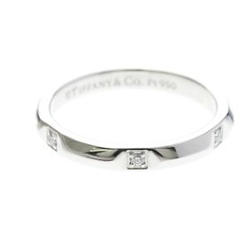 Tiffany & Co. True Band Platinum / 5PDiamond Argento