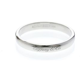 Tiffany & Co. Notes Wedding Band Platinum Silvery