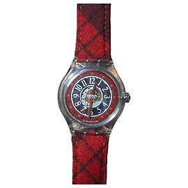 Autre Marque Swatch Automatic MC Killop SAP103 Watch Brown Red