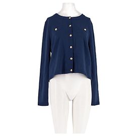 Autre Marque Chaleco de lana marino Azul marino