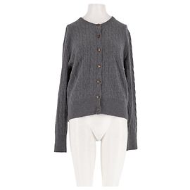 Autre Marque LILYSILK Kaschmir-Cardigan Grau Grau