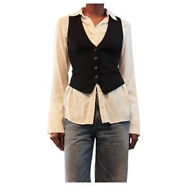 Rag & Bone Weste schwarz - Größe UK 4 Schwarz
