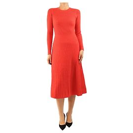 Veronica Beard Rotes Strick-Midikleid - size S Rot