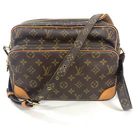 Sac à épaule Louis Vuitton Nile Marron
